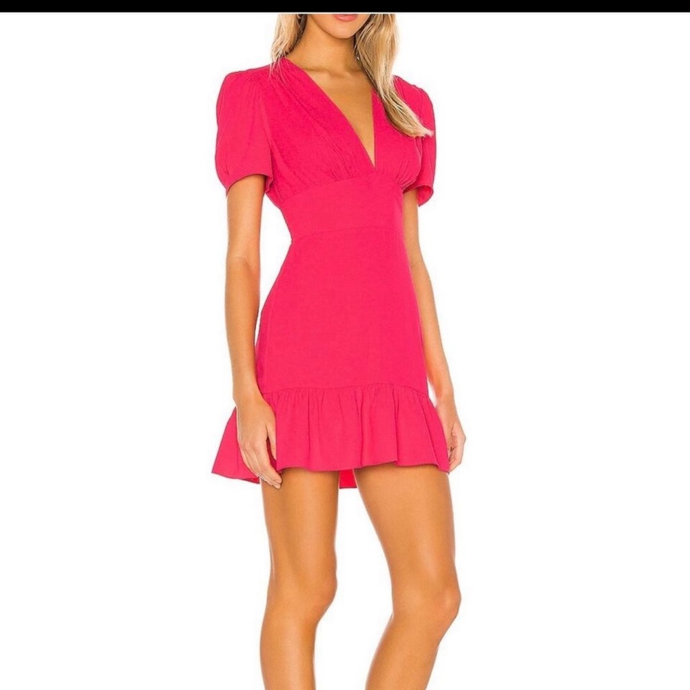 Amanda Uprichard Rosen Dress in Begonia